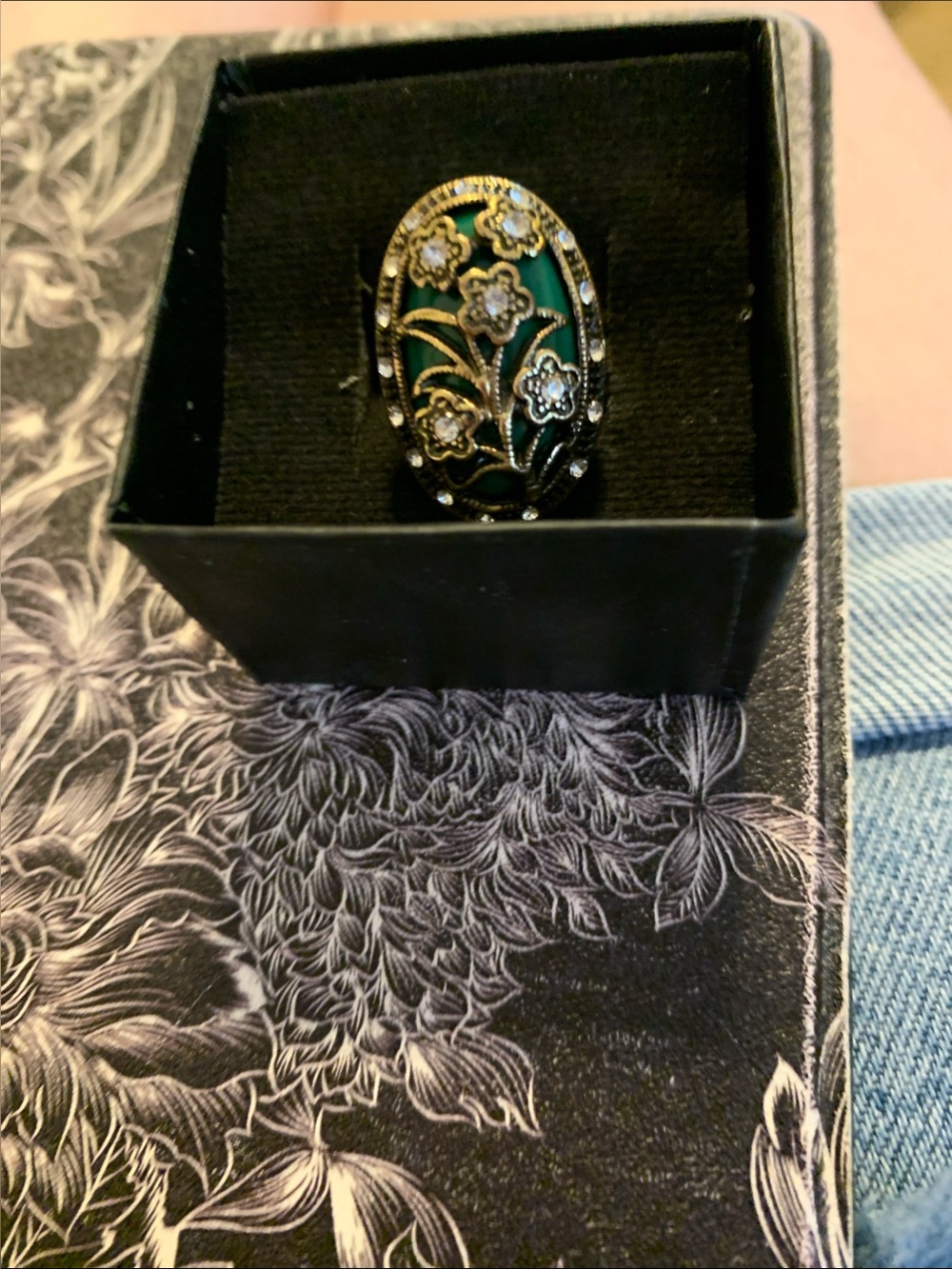 Costume jewelry ring